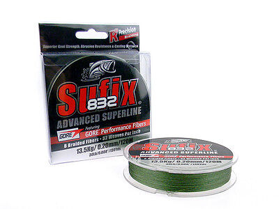 SUFIX 832 BRAID VIS GREEN 120M