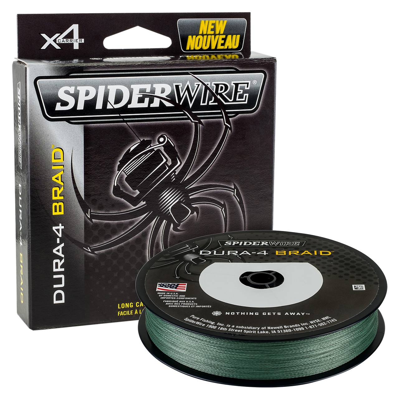 SpiderWire Dura-4 Braid 150 mt Moss Green