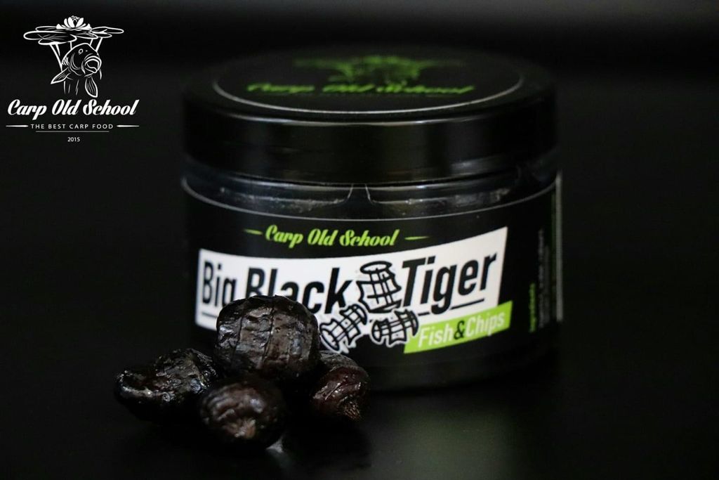 Carp Old School Big Black Tiger Fish&Chips (pot)