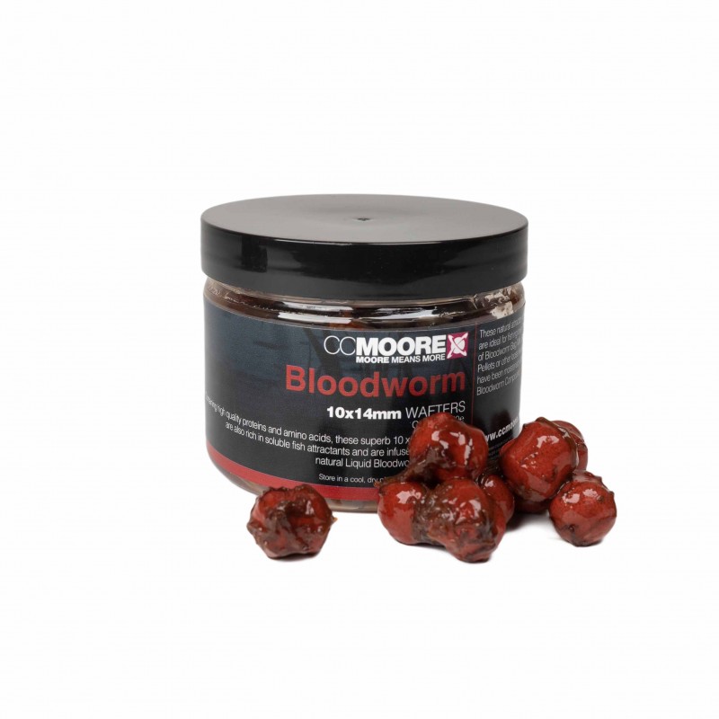 CC Moore Bloodworm Wafters 10x14mm (50)