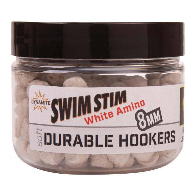 DYNAMITE BAITS SWIM STIM DURABLE HOOK PELLET - WHITE AMINO