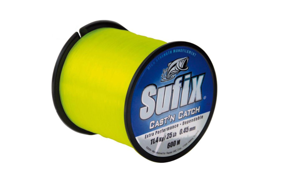 SUFIX CAST'N CATCH YELLOW 600M