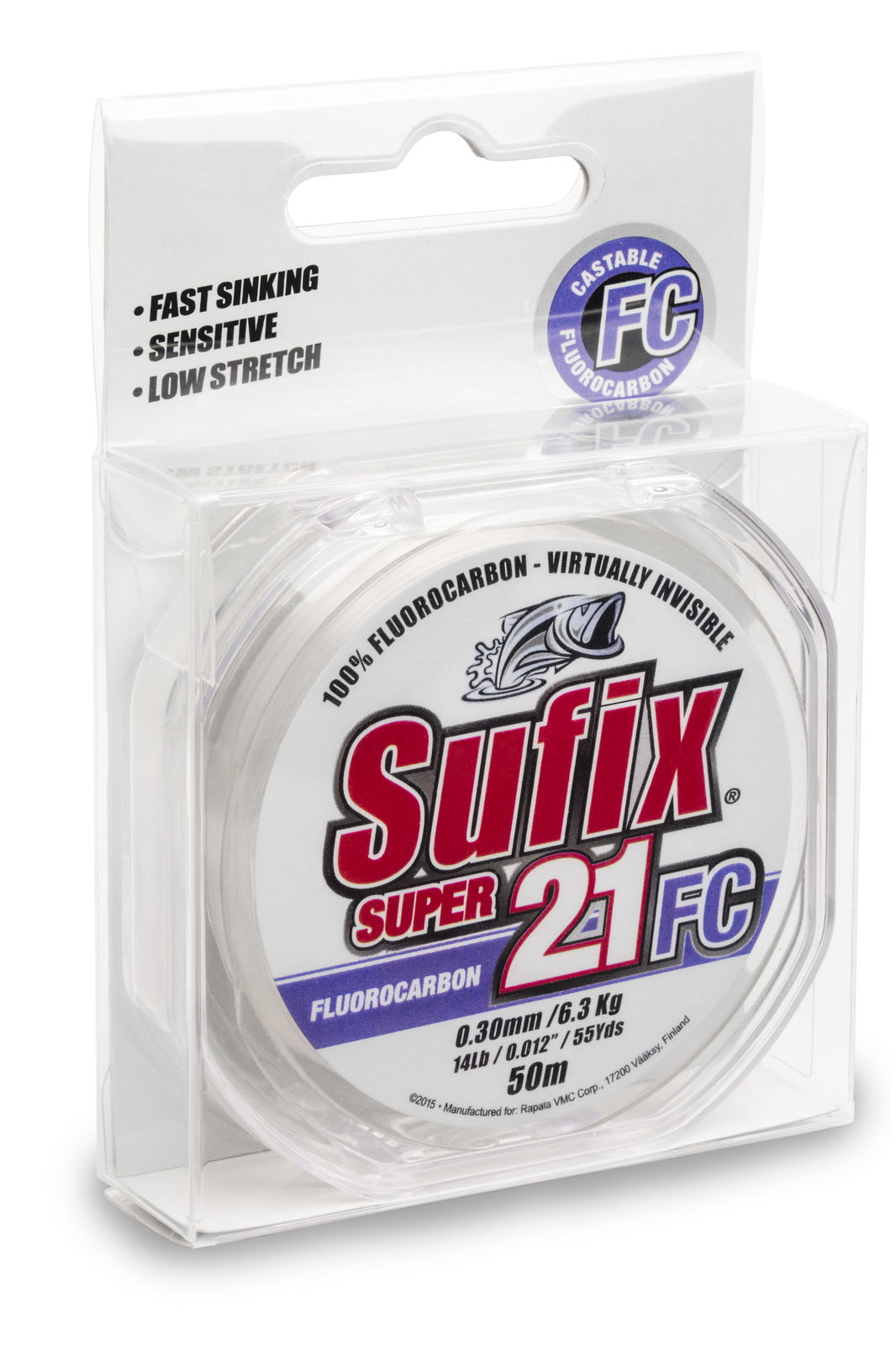 SUFIX SUPER 21 FLUORO CLEAR 50MT