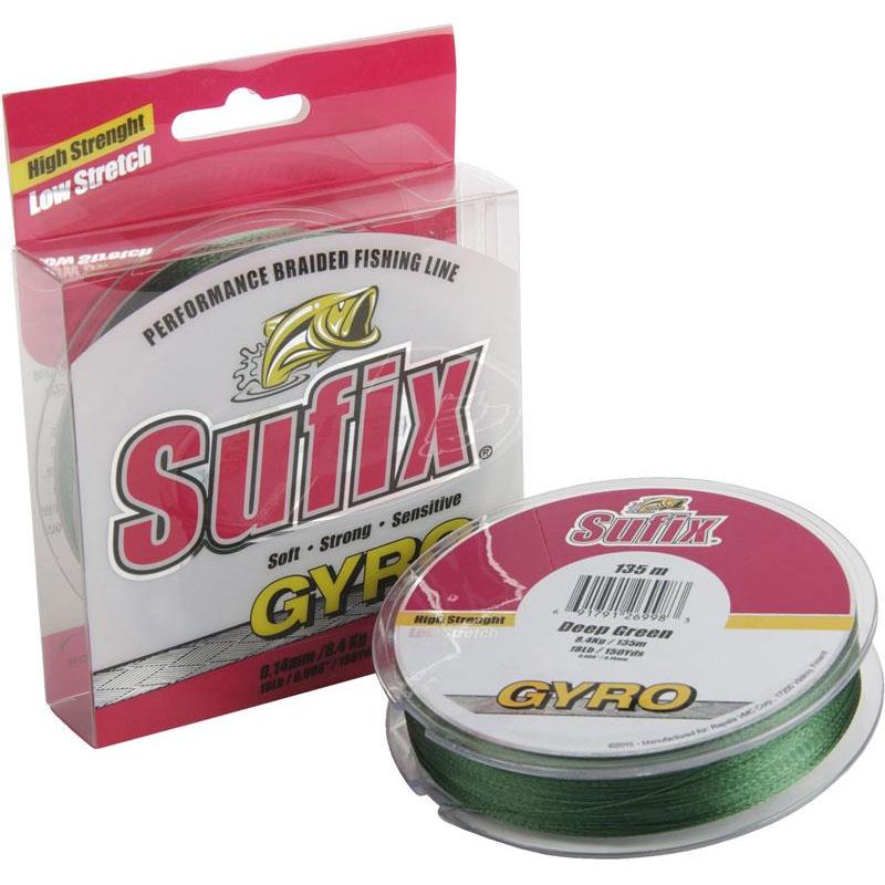 SUFIX GYRO BRAID DEEP GREEN 135M
