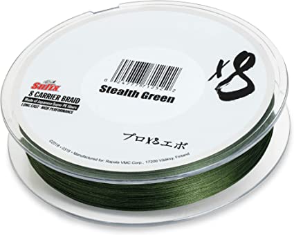 SUFIX X8 BRAID STEALTH GREEN 300M