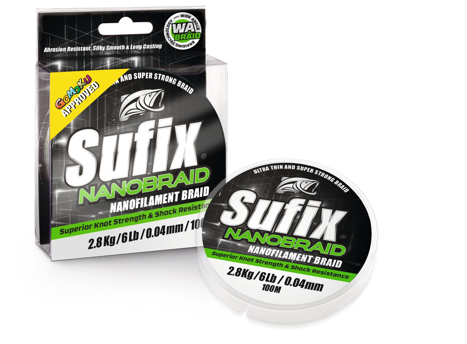 SUFIX NANO BRAID CHARTREUSE 100M