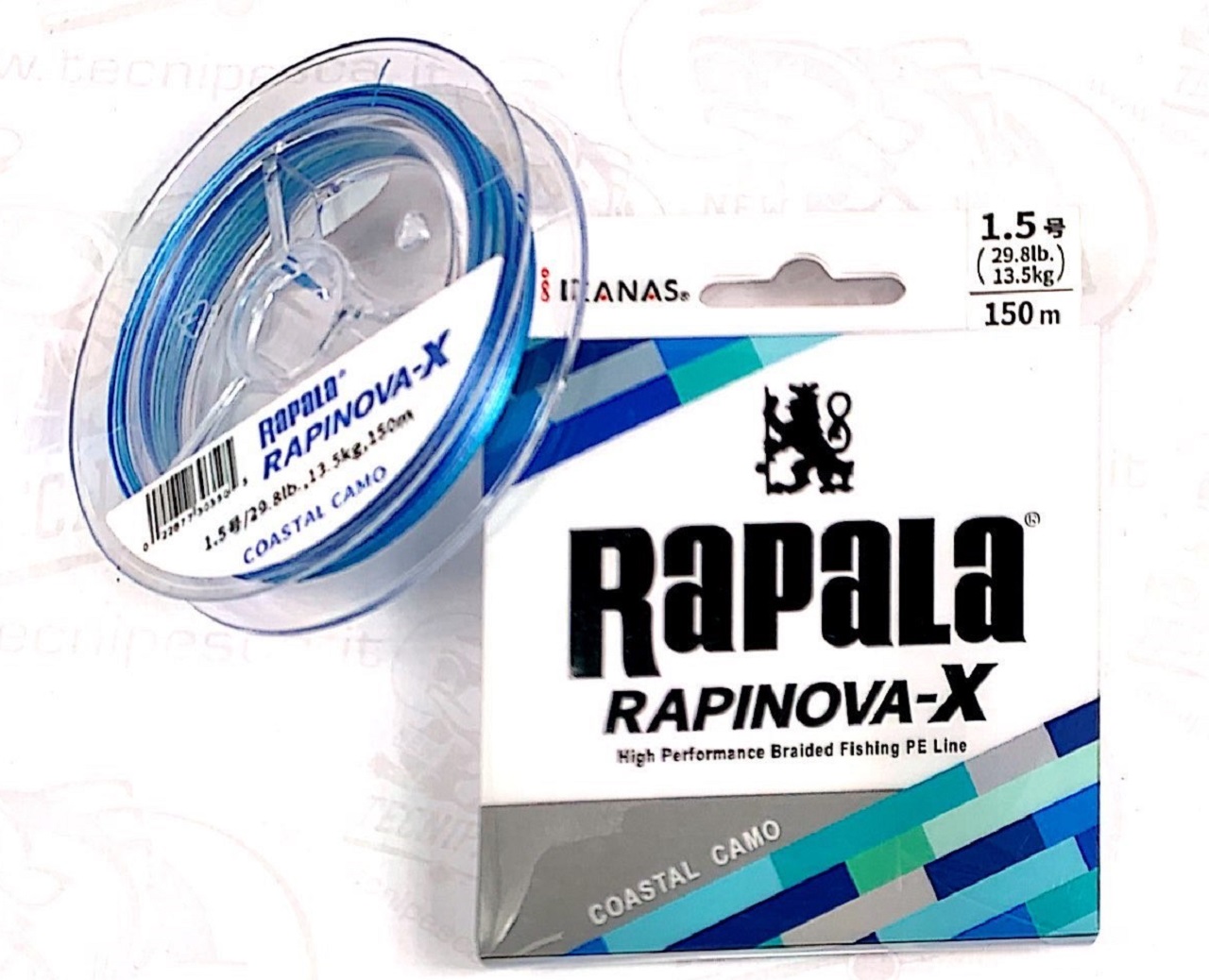 RAPALA RAPINOVA X COASTAL CAMO 150M