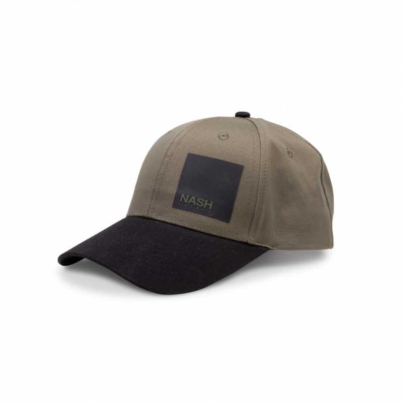 Nash Nash Square Print Baseball Cap Green