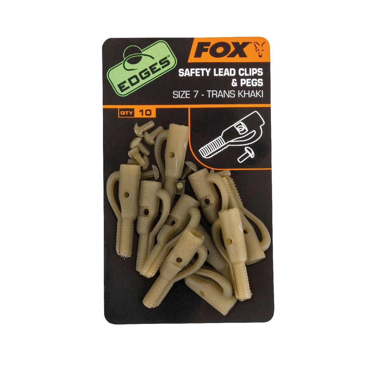 fox FOX SAFETY LEAD CLIPS & PEGS