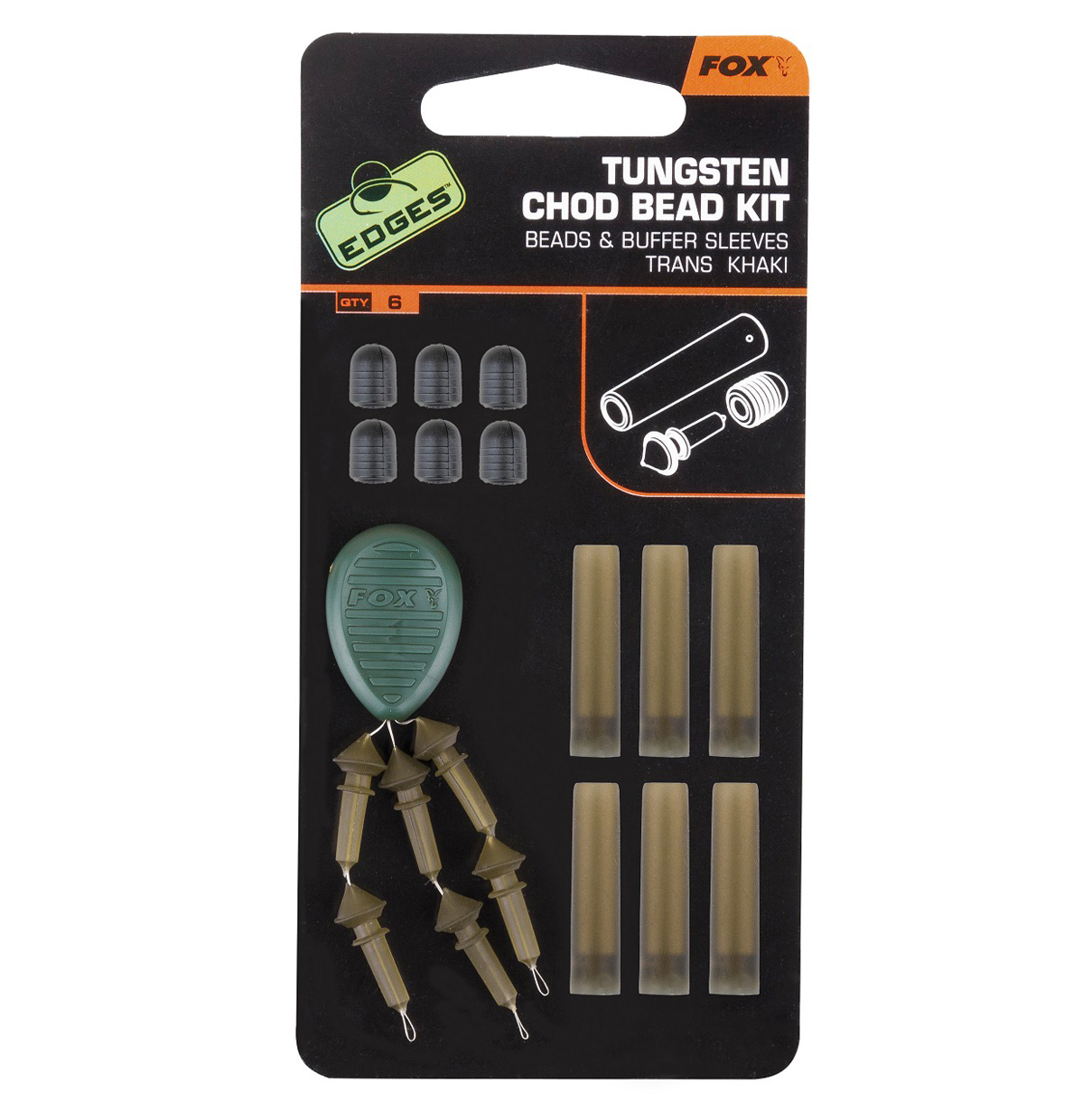 fox EDGES TUNGSTEN CHOD BEAD KIT