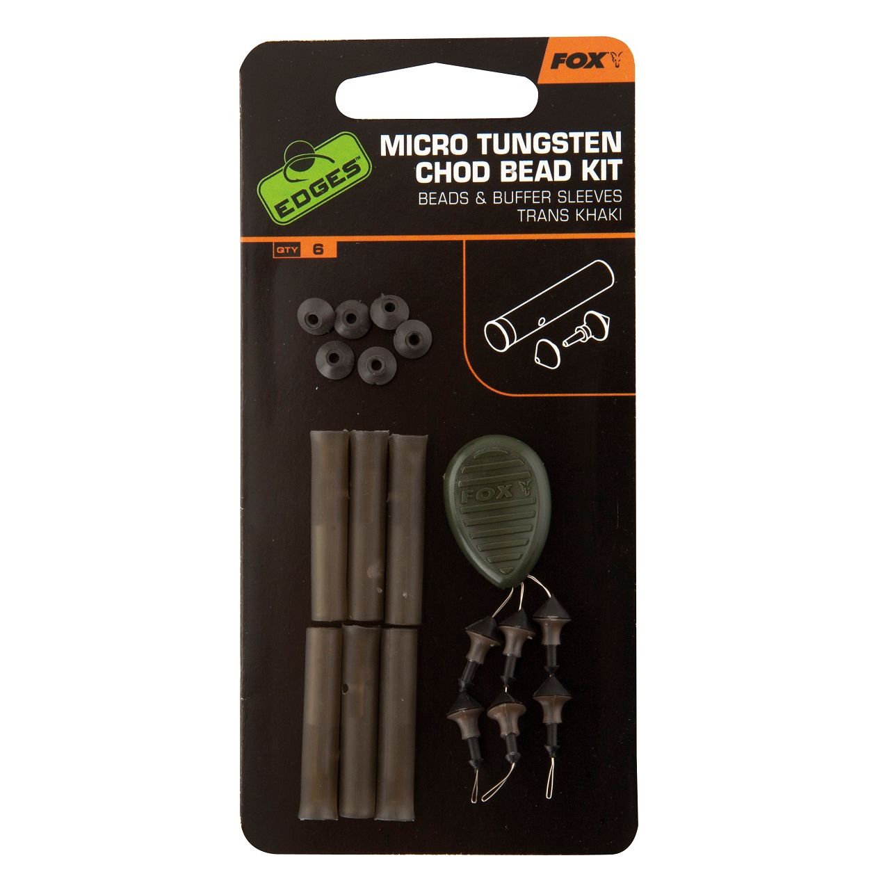 fox EDGES MICRO TUNGSTEN CHOD BEAD KIT