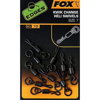 fox Edges Kwik change heli swivels size 7 x 10