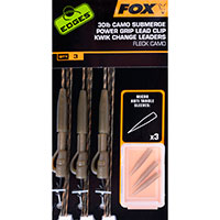 fox Edges Camo Submerge Power Grip Lead Clip Kwik Change Kit
