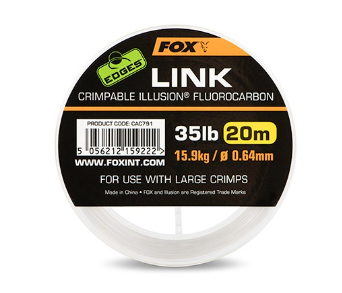 fox Edges Link Illusion Fluorocarbon 0.53mm/25lb  (20m)