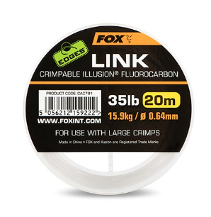 fox Edges Link Illusion Fluorocarbon 0.64mm/35lb  (20m)
