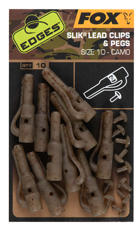fox Camo Slik Lead Clip & Pegs