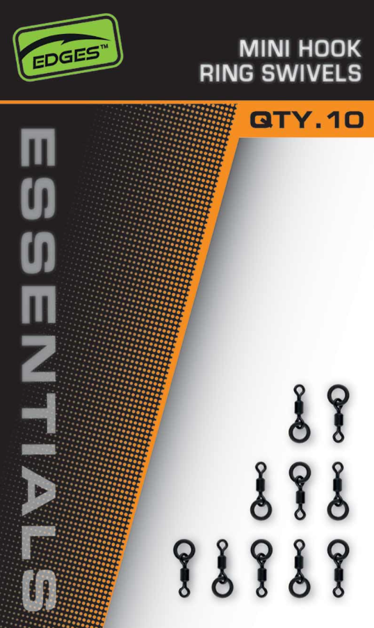 fox Essentials Mini Hook Ring Swivels