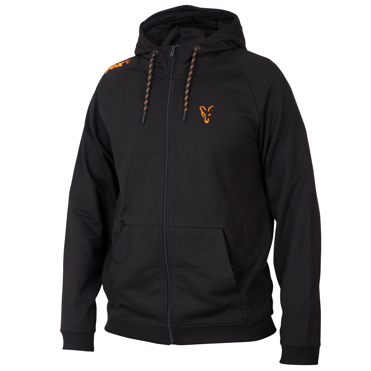 fox FOX COLLECTION BLACK/ORANGE LW HOODIE LW hoodie