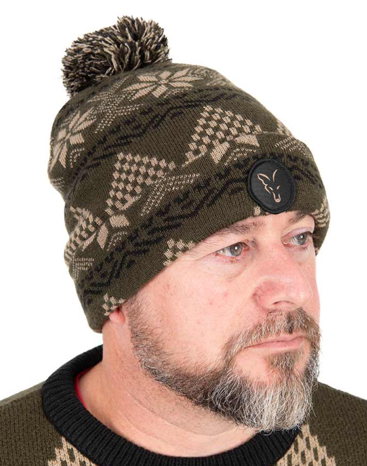 fox Festive Bobble Hat