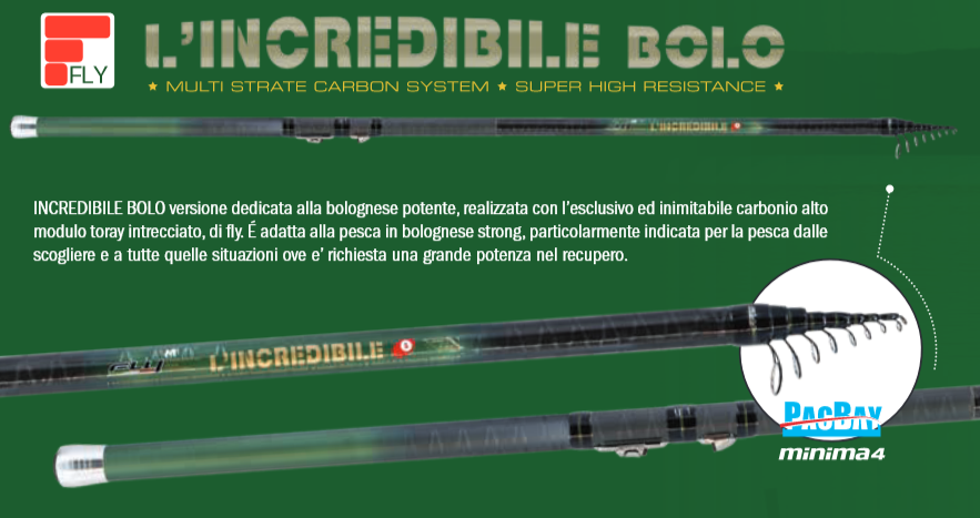 New Tecnipesca FLY L'INCREDIBILE BOLO