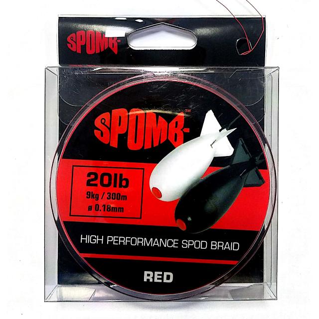 Spomb Spomb Braid 300m 9kg 20lb RED