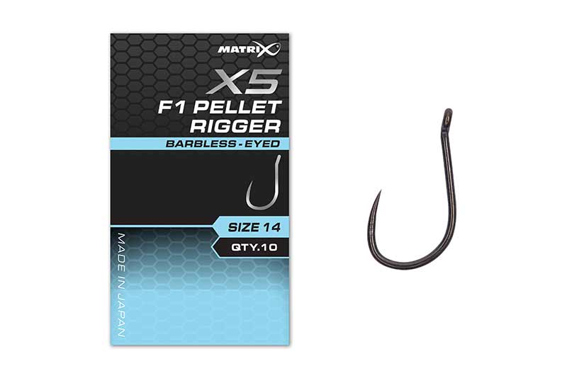 matrix X5 F1 Pellet Rigger Barbless Eyed