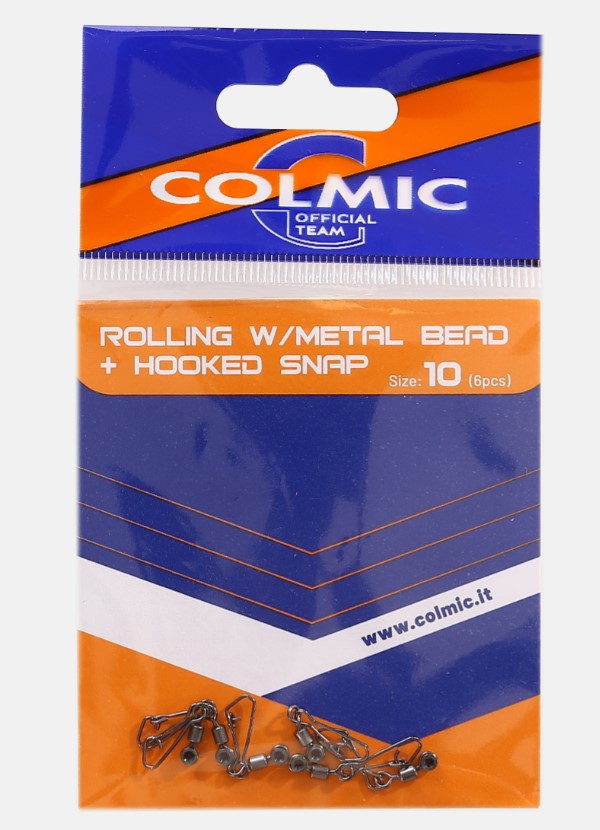 colmic ROLLING N°10 W/METAL BERD + HOOKED SNAP