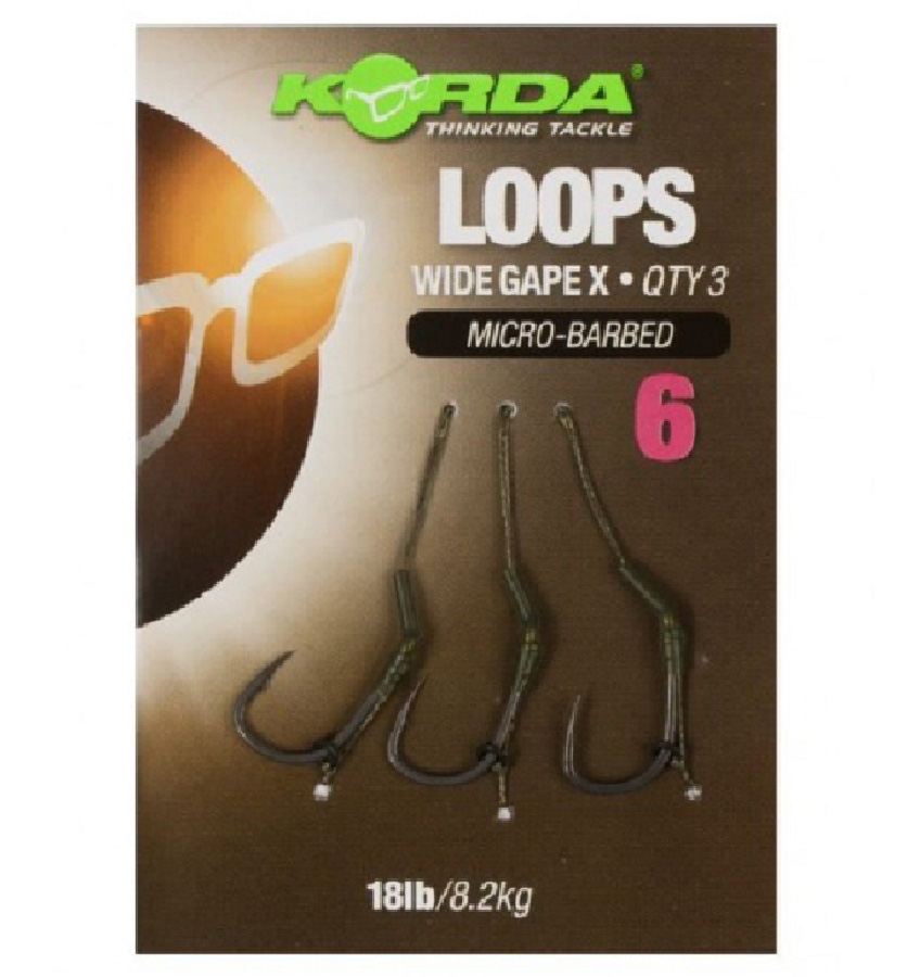 Korda LOOP RIGS DF WIDE GAPE X