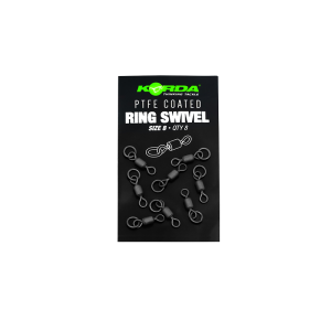 Korda PTFE Ring Swivel Size 8 (8pcs)