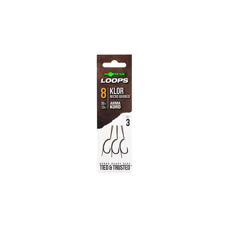 Korda Loops Rigs Klor micro barbed