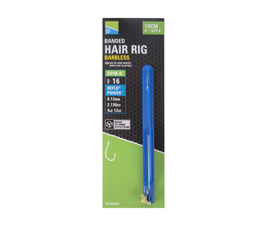 preston PRESTON GPM-B BANDED HAIR RIGS - 4/10CM