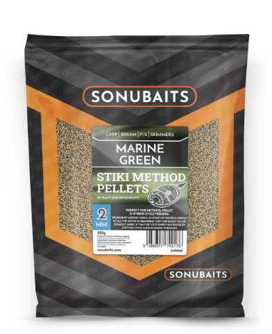 Sonubaits Marine Green Stiki Method Pellets 2mm