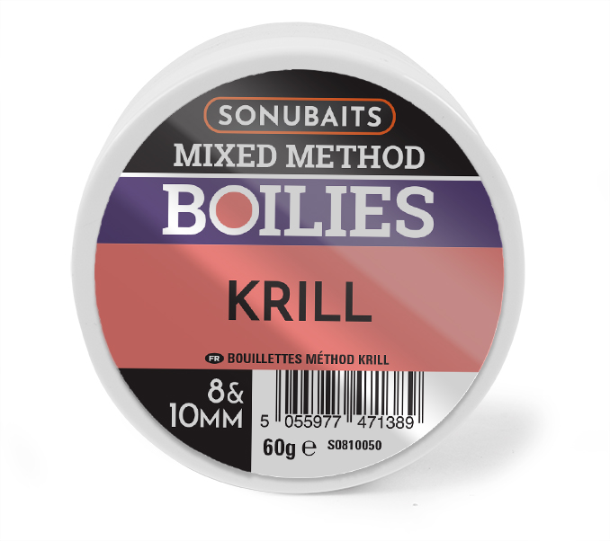 Sonubaits SONU MIXED METHOD BOILIES - KRILL