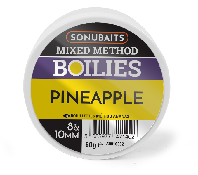 Sonubaits SONU MIXED METHOD BOILIES - PINEAPPLE