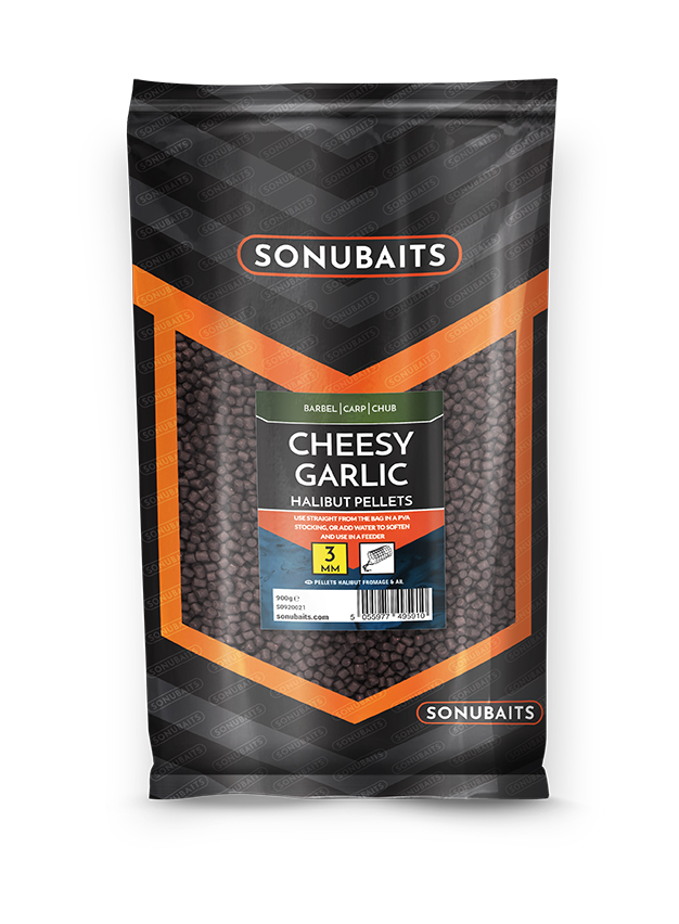Sonubaits SONU CHEESY GARLIC HALIBUT PELLETS - 3MM